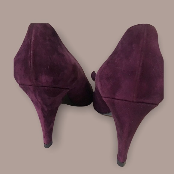 Yves Saint Laurent Suede and Lizard Details  Pumps Made in Italy Size 9 - Picture 7 of 8